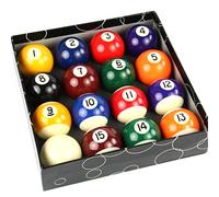 Funky Chalk 2 1/4 Inch Full Size Spots and Stripes Numbered American Pool Balls