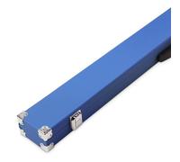 Funky Chalk 2 Piece Snooker Pool Cue Case For Centre Joint Cues With Reinforced Corners and Foam Lined with Chalk Compartment (Royal Blue)