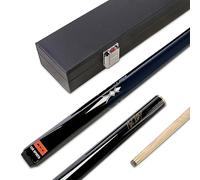 Funky Chalk BCE MARK SELBY 57 Inch 2 Piece Centre Joint Snooker Pool Cue & Hard Case Set - 9.5mm Tip (Sapphire)