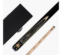 Funky Chalk BCE Mark Selby Signature Heritage 57 Inch 2 Piece Centre Joint Matching Ash Snooker Pool Cue and Case Set 9.5mm Tip with Hard Black Attache Case (Grey)