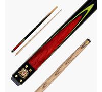 Funky Chalk BCE Mark Selby Signature Heritage Snooker & Pool Cue - 57 Inch 2 Piece Centre Joint Ash Cue - 9.5mm Tip - Quick Release - For Snooker & Pool (Red)