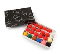 Funky Chalk Junior Kids Snooker Ball Set - 22 Ball Economy Set with 15 Reds For Small Tables