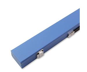 Funky Chalk Medium BLUE Junior Kids Pool Snooker Cue Case 26 Inch with Batten Interior suitable for 48 Inch 2pc Cues