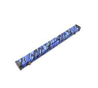 Funky Chalk Postmodern Design 2 Piece Deluxe Snooker & Pool Cue Case (Blue)