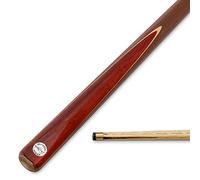 Funky Chalk PRO147 JUNIOR CHAMPION 36 Inch Traditional 2 Piece Centre Joint Kids Junior Snooker Pool Cue Matching Ash Grain 10mm Tip With Mini Black Hard Case