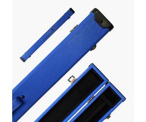 Funky Chalk Royal Blue Luxury Snooker Pool Cue Case for 2 Piece Centre Joint Cue - Holds 1 Two Piece Cue