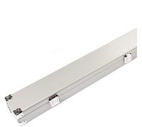 Funky Chalk SILVER REINFORCED CORNERS Long Hard 3/4 Cue Case for 3pc Snooker Cue Foam Lined