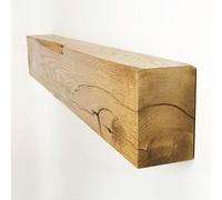 Funky Chunky Furniture Solid Oak Mantel Beam Fireplace Shelf - 9 x 14cm | Length: 140cm, Finish: English Oak