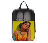 Funky Colours Sexy Woman Shoe Bag for Travel Daily Use Anti-dust Storage Carrier Golf Shoe Pouch