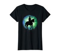 Funky Equestrian Themed Horse Riding Lover Girl Loves Woman T-Shirt