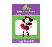 FUNKY FRIENDS FACTORY Sugar Plum Fairy Ptrn, Cotton, Tulle, Felt, Calico, Batting, Pink