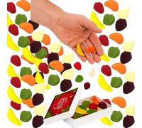 Funky Fruits - Chewy Fruity Sweets, Colourful Candy, Tropical & Tangy Flavours, Chewable Fruit Candy, Party Snack (500g)