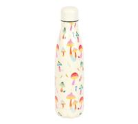 Something Different Funky Fungi Mushroom Print Metal Water Bottle, Pink