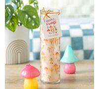 Funky Fungi Mushroom Print Tube Candle