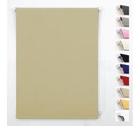 FUNKY GADGETS Blackout Roller Blinds, Cappuccino (180cm Wide X 165cm Drop)