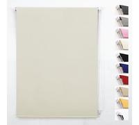 FUNKY GADGETS Blackout Roller Blinds, Cream (180cm Wide X 165cm Drop)
