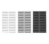 Funky Gadgets Faux Wood Blinds Window Venetian Blinds White, 100W x 150H cm