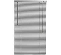 Funky Gadgets PVC Venetian blinds (165 x 150 cm, PVC Plain, Grey)