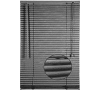 Funky Gadgets PVC Venetian Wood Grain Effect, Embossed Faux Wood Thermal Blackout Roller Blind Window Treatment (105 x 213 cm, Grey)