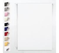 Funky Gadgets Roller Blind Custom Made to Measure Thermal Blackout Roller Blinds - UV Protection Child Safe Easy Fit Window Blinds for Home & Office (White, 210W x 165H cm)