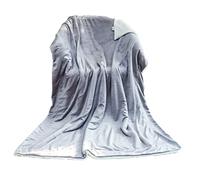 funky gadgets Sherpa Fleece Blanket Bed Large Throws Blankets For Sofas Fluffy Soft Thick Warm Blanket- blanket Throws for Travel Silver Light Grey King, 220x240cm