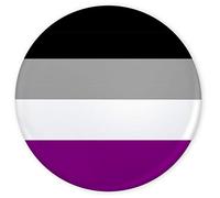 Funky Gifts Asexual Pride Flag Button Badge (25mm)