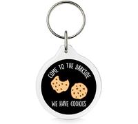 Funky Gifts Come To The Darkside We have cookies 40mm Keyring