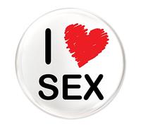 Funky Gifts I Love Sex 25mm Button Badge