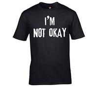 Funky Gifts I'm Not Okay T-Shirt (X-Large) Black