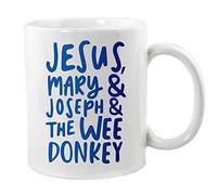 Funky Gifts Jesus, Mary & Joseph & The Wee Donkey Mug