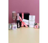 Funky Hampers 18th Birthday Pink Prosecco & Candle Gift Pink