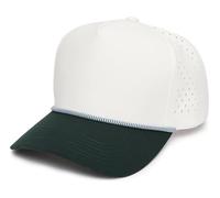 Funky Junque Golf Trucker Hat, Green/Beige, One size