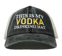 Funky Junque Women's Bridal Party Baseball Cap - This is My Drinking Hat, This is My Drinking Hat - Vodka, One Size