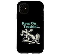 Funky Keep on Truckin' - Funky Groovy Retro Vibes Case for iPhone 11