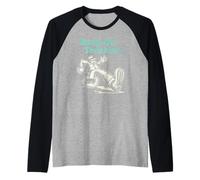 Funky Keep on Truckin' - Funky Groovy Retro Vibes Raglan Baseball Tee