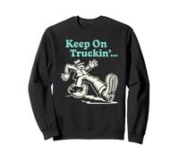 Funky Keep on Truckin' - Funky Groovy Retro Vibes Sweatshirt