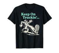 Funky Keep on Truckin' - Funky Groovy Retro Vibes T-Shirt