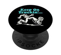 Funky Keep on Truckin' - Retro Vibes PopSockets Adhesive PopGrip