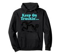 Funky Keep on Truckin' - Retro Vibes Pullover Hoodie