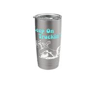 Funky Keep on Truckin' - Retro Vibes Stainless Steel Insulated Tumbler