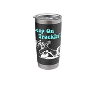 Funky Keep on Truckin' - Retro Vibes Stainless Steel Insulated Tumbler