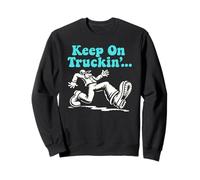 Funky Keep on Truckin' - Retro Vibes Sweatshirt