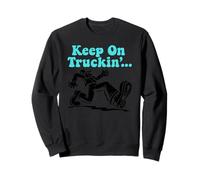 Funky Keep on Truckin' - Retro Vibes Sweatshirt