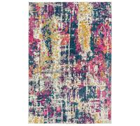Funky Modern Easy To Clean Stain-Resistant Area Rug The Rug Shop UK Multi 120cm x 170cm