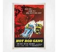 Funky Monkey House A4 Hot Rod Gang vintage film poster car 50's rock & roll rebel poster