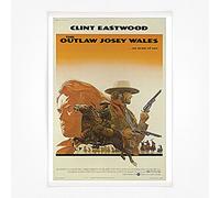 Funky Monkey House Vintage film poster - A4 - Clint Eastwood The Outlaw Josie Wales