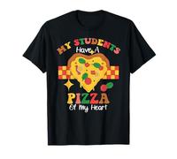 Funky My Students Have A Pizza of My Heart Graphic T-Shirt