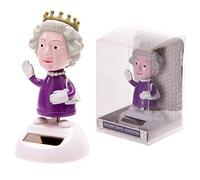 Funky Novelty Dancing Queen Design Solar Pal - Height 10cm Width 5cm Depth 6cm