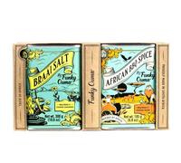 Funky Ouma BBQ Gift Set - 2 Flavours: Braai Sea Salt & African Rub | Gourmet All Purpose Seasoning for BBQ & Cooking | Natural Seasoning Made in South Africa | Foodie Gifts for Men & Dad