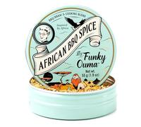 Funky Ouma BBQ Rub 55g in Recyclable Tin- South African All Purpose Seasoning for Men, Women, Dads & Foodies - Natural Flavored Braai Salt, Spice and Herbs - Gifts for Him, Kitchen Home Essentials